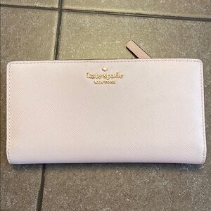 Kate Spade Pink Wallet Sleek Minimalist Design